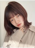結べるボブスタイルに顔まわりカットでいつもと違った印象に◎