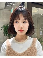ロンドブルーム 天神大名店(Lond Bloom)&nbsp;10代20代30代韓国ボブ髪質改善切りっぱなしボブ似合わせカット