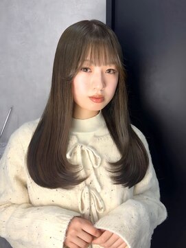エースヘアー(A.hair) オリーブグレージュ/レイヤーカット/極・髪質改善
