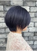 イメチェン/似合わせカット/フルバング/レッドブラウン/柏