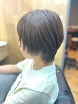 ハサミバイアトリエナガノ 千葉(8sami by atelier nagano)&nbsp;デザインカラー／レイヤーカット/ウエットヘア/オリーブベージュ