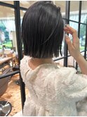 垢抜け切りっぱなしボブ