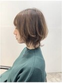 ナチュラルネオウルフ　ボブウルフ　ウルフカット