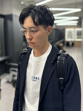 ソアー 新大阪(SOAR) センターパートニュアンスパーマビジネススタイル【新大阪】