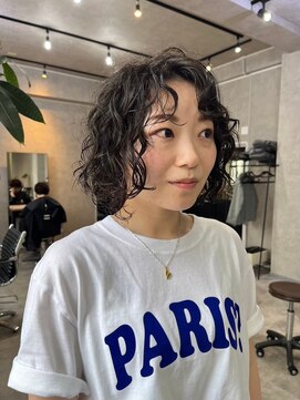 サクラ 岐阜(SAKURA) ボブとデザインパーマ　簡単スタイリング