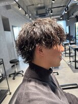 スタッド 松戸(stud. Men‘s)&nbsp;波巻きパーマ×ウルフマッシュ