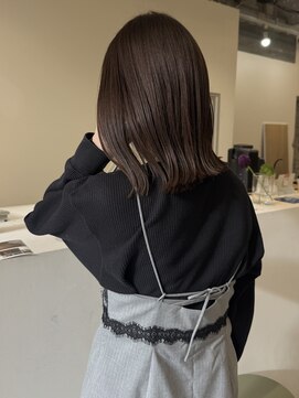 ツキヘア(TUKI hair) ミディアムボブ/アッシュブラウン/高松