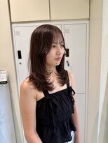 アローム(alom) 【零也】レイヤーカット+アッシュブラウン