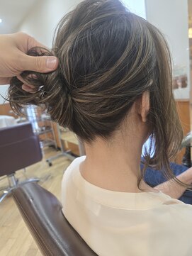 松本平太郎美容室 立川店 【立川 ロングレイヤーハイライト アップ　30代40代50代60代◎】