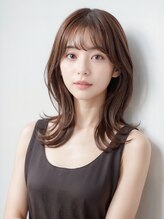 ◆骨格補正小顔カット《その3》面長が気になる方へのカット　前髪の重要性◆