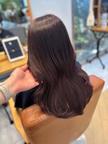 ユニ バイ マグ 長野店(Uni.by Mag)&nbsp;【艶感★ブラウン】韓国 髪型 大人可愛い韓国巻き