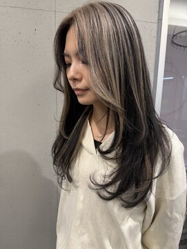 レイヤーカット×セクションカラー