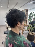 しっかりカール！かわいいショートパーマスタイル