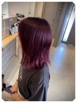 ヘアーズ ボウ トータルビューティー(hair's BEAU total beauty) 深みと透明感を両立したバイオレット