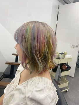 セレーネヘアー オオサカ 心斎橋店(Selene hair OSAKA) ユニコーンカラー☆