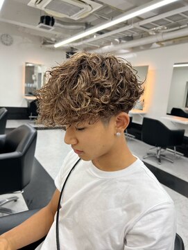 アリープアウル(ALEAP owl) メンズ/サーフカール/ブリーチカラー