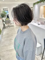 ステアケース ギンザセブン(stair:case ginza7)&nbsp;大人まとまる前髪長めショートボブ
