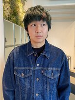 ラパンセノアール(LA PENSEE NOIR) green×メンズショート