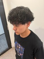 ウォルト 名駅店(walt)&nbsp;名駅 メンズ 強めシャドウパーマ マッシュ