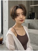 大人のニュアンスパーマ/レイヤー/顔周り/ショート/ボブ/銀座駅