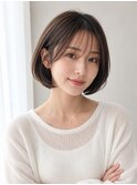 ひし形レイヤーボブ/韓国/20代30代40代50代/静岡