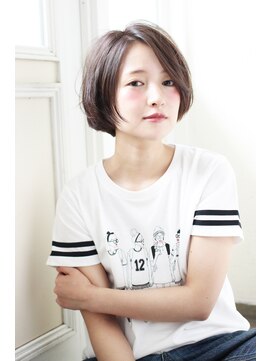 アンアミ オモテサンドウ(Un ami omotesando) 【Un ami】2016、メルトカラー、小顔、グレージュボブ(増永剛大)