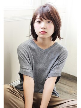 アンアミ オモテサンドウ(Un ami omotesando) 【Un ami】《増永剛大》外ハネボブ×色持ちＵＰの秋グレージュ☆