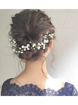 オルセン(OLSEN) 【BALLOON HAIR表参道】かすみ草×タイト&ルーズなねじり編み