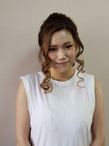 美容室イーナ(e na)&nbsp;ハーフアップ風☆アップスタイル