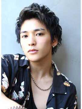 ブラン 天王寺(Blanc) 【Blanc/天王寺】無造作ショート＿ワイルドアップバング re3 n