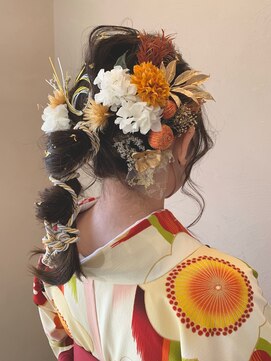 モップアップ(Mop up) 水引×金箔アレンジ