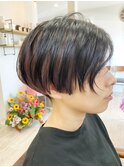 丸みハンサムショート