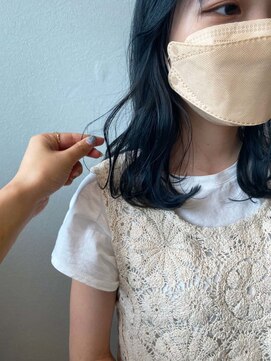 マッシュ チャヤマチ(MASHU chayamachi) ブルーブラックカラー