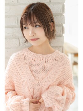 カノン(canon) 【canon 下北沢】小顔効果！リップラインの外ハネショートボブ