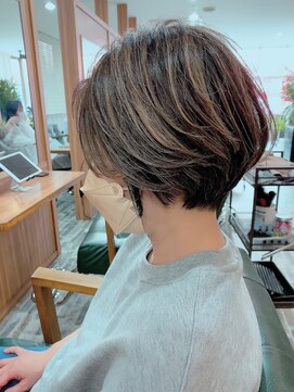 ビーチ ヘア メイク 綱島店(BEACH hair make) 大人ショートボブ/マッシュヘアー/キレイめカジュアル/栗色