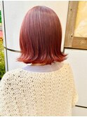 【Reir下北沢】*外ハネボブ+スカーレットオレンジ*