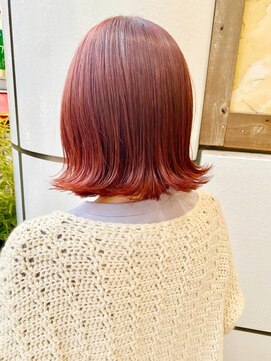 レイール 下北沢(Reir) 【Reir下北沢】*外ハネボブ+スカーレットオレンジ*