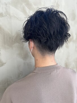ポルム パプリカ(polum paprika) 20代30代ツイストパーマ無造作パーマ×ブルージュカラー