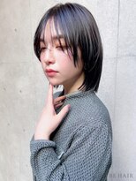 オーブ ヘアー カラ 今福鶴見店(AUBE HAIR cara) 20代・30代_顔回りウルフ