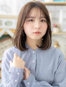 カバーヘア ブリス 戸田公園西口店(COVER HAIR bliss) 大人イヤリングカラーミストバングTb4戸田公園20代30代40代