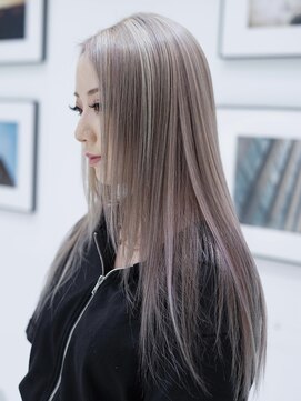 ハイブ 金沢(Hive) 10代20代フェミニンロングブリーチハイトーンハイライト