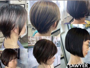 ソーヤ(SAWYER)の写真/【西明石駅/徒歩１分】お洒落に敏感な大人女性が通うsalon☆ニュアンスが大切なショートやラインを大切に◎