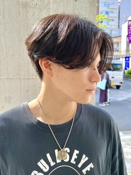 ニコ トウキョウ 渋谷(nico TOKYO) センターパート/サイドパート/ニュアンスパーマ／アップバング