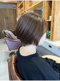 大人美人くびれヘア艶感結べるボブうる艶髪レイヤーカット