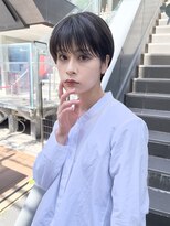 ヌード(NUDE)&nbsp;NUDE 黒髪風前髪ありショート 前髪カット マッシュショート