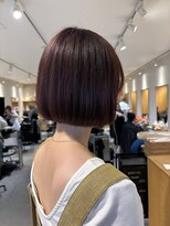 ミニボブ×チェリーカラー