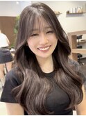 韓国ヘア/シースルーバング/似合わせ/前髪/谷町四丁目