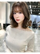 ソピ バイ インビテーション(sopi by invitation)&nbsp;“NARUOKA”韓国風巻き/レイヤー/オリーブカラー/秋色