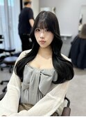髪質改善 艶髪 愛され韓国風 前髪カット 小顔 梅田
