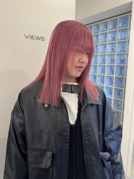 ビューズ(VIEWS) ピンクカラー/ケアブリーチ/ハイトーン(表参道駅)